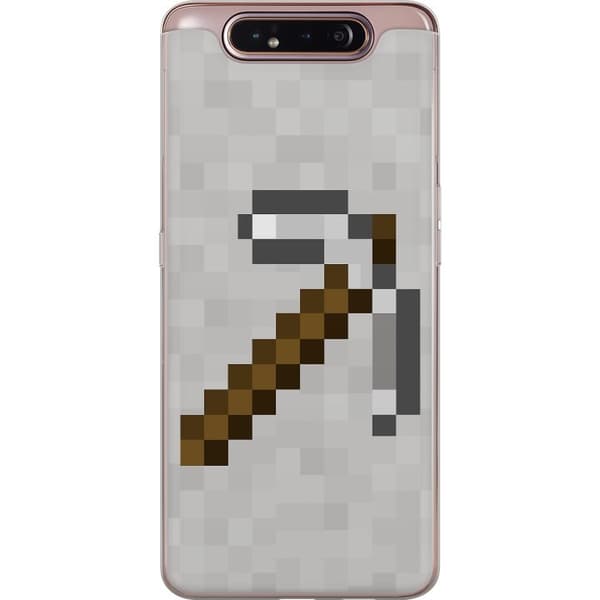Samsung Galaxy A80 Gennemsigtig cover Minecraft Værktøjer