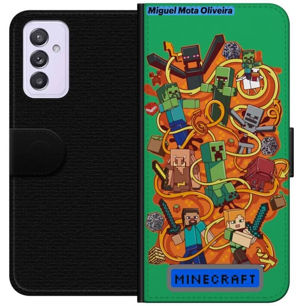 Samsung Galaxy A82 5G Tegnebogsetui Minecraft