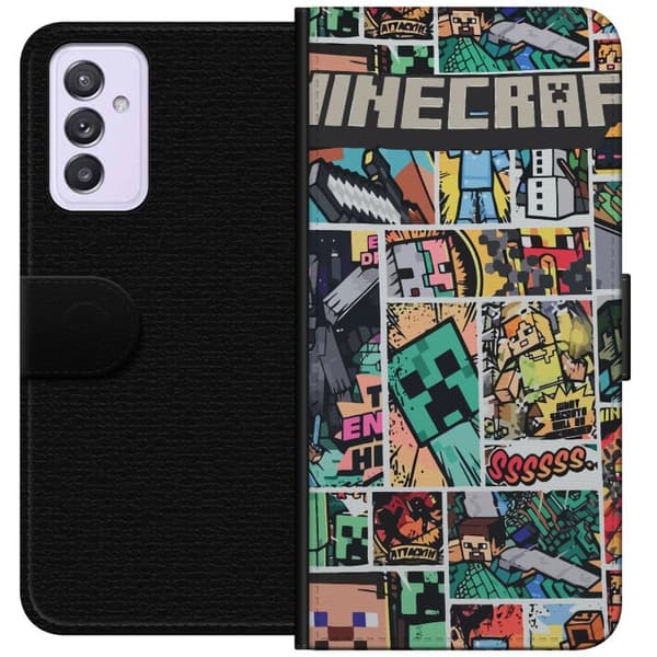 Samsung Galaxy A82 5G Lommeboketui Minecraft Kunsthåndverk