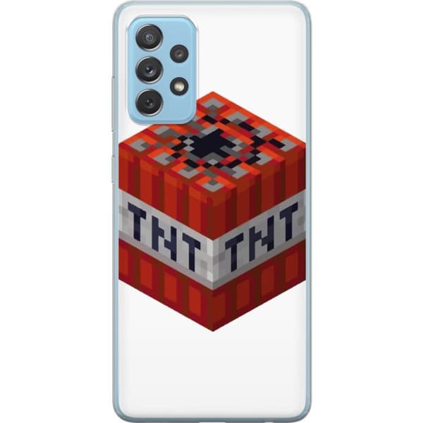 Samsung Galaxy A72 5G Gjennomsiktig deksel Minecraft TNT