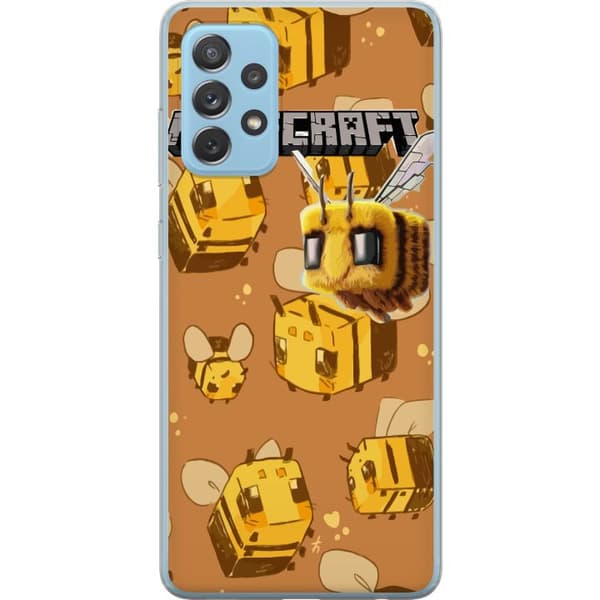 Samsung Galaxy A72 5G Genomskinligt Skal Minecraft Bi