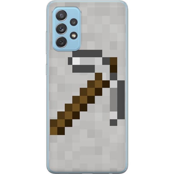 Samsung Galaxy A72 5G Gjennomsiktig deksel Minecraft Verktøy