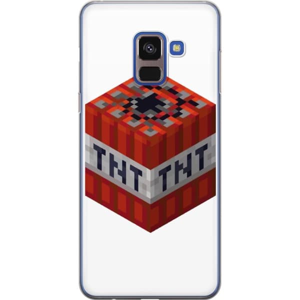 Samsung Galaxy A8 (2018) Gjennomsiktig deksel Minecraft TNT