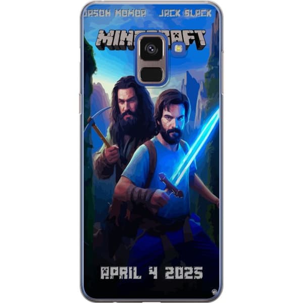 Samsung Galaxy A8 (2018) Gjennomsiktig deksel En Minecraft-film
