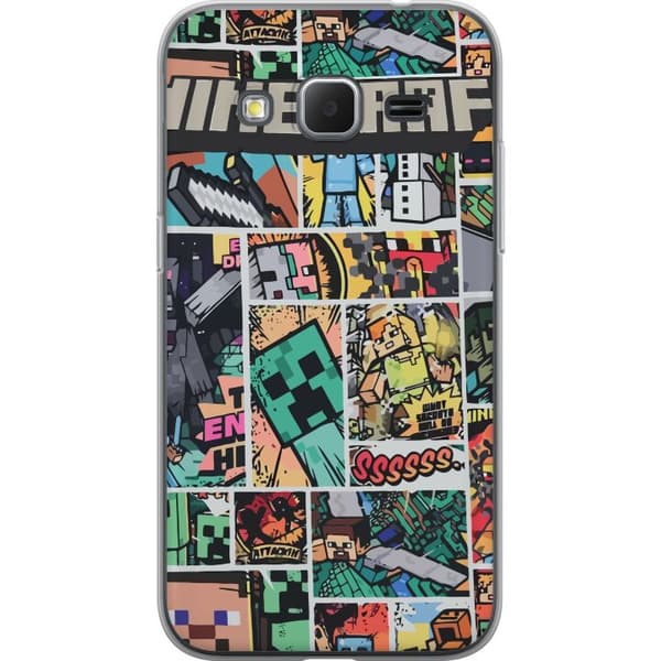 Samsung Galaxy Core Prime Gjennomsiktig deksel Minecraft Kunsthåndverk