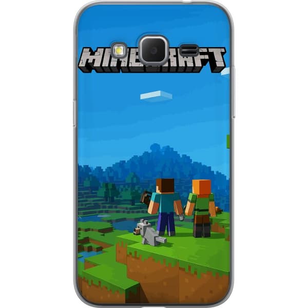 Samsung Galaxy Core Prime Gjennomsiktig deksel Minecraft Key Art
