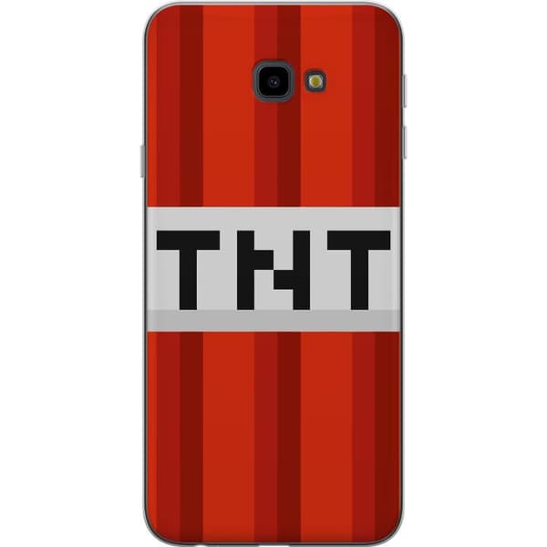 Samsung Galaxy J4+ Gjennomsiktig deksel Minecraft TNT