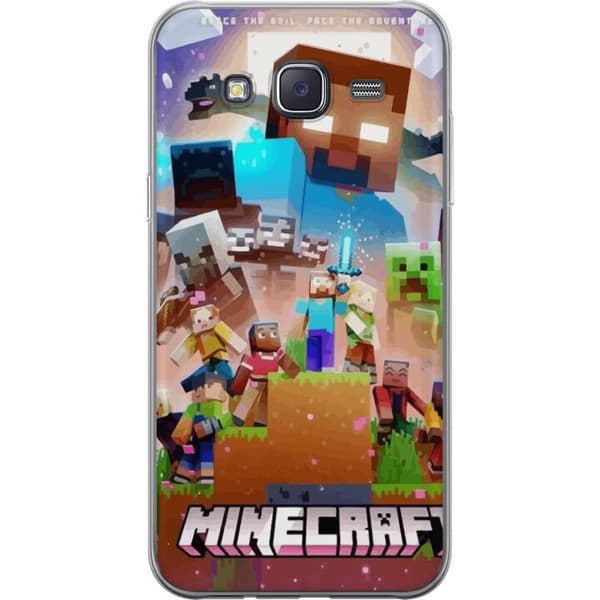 Samsung Galaxy J5 Gennemsigtig cover Minecraft
