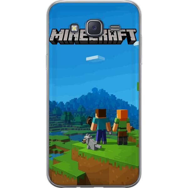 Samsung Galaxy J5 Gjennomsiktig deksel Minecraft Key Art