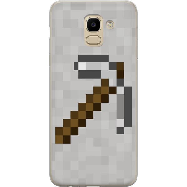 Samsung Galaxy J6 Gjennomsiktig deksel Minecraft Verktøy