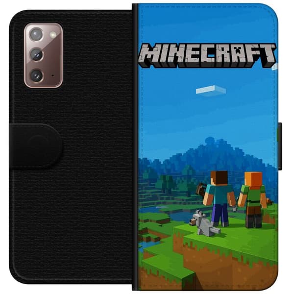 Samsung Galaxy Note20 Lommeboketui Minecraft Key Art