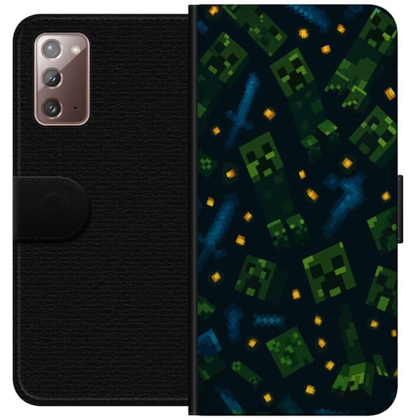 Samsung Galaxy Note20 Lompakkokotelo Minecraft Dungeons Mob