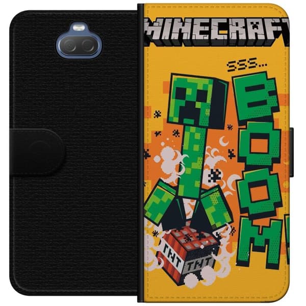 Sony Xperia 10 Lommeboketui Minecraft Boom