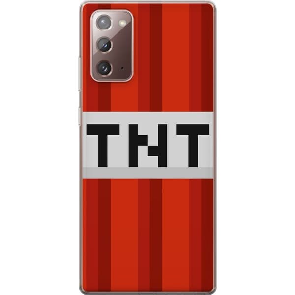 Samsung Galaxy Note20 Gjennomsiktig deksel Minecraft TNT