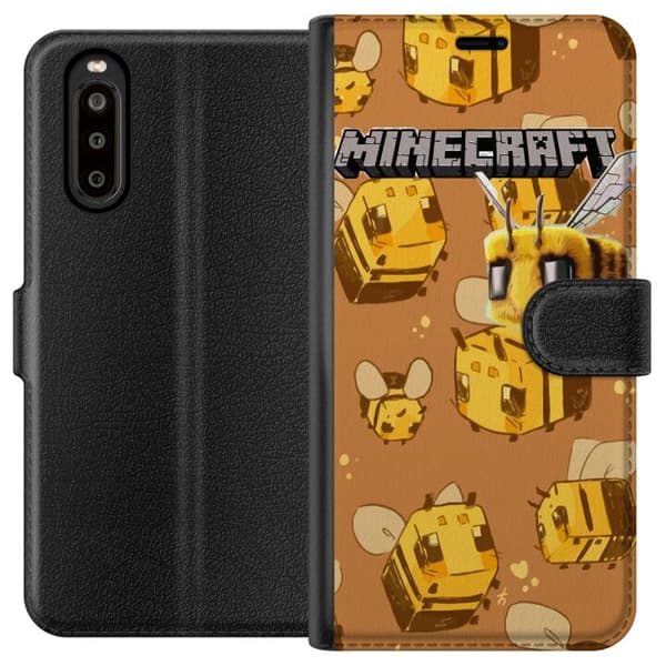 Sony Xperia 10 II Tegnebogsetui Minecraft Bi