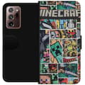 Miniatyrbillede 1 af 3: Samsung Galaxy Note20 Ultra Tegnebogsetui Minecraft Kunst