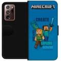 Miniatyrbillede 1 af 3: Samsung Galaxy Note20 Ultra Tegnebogsetui Minecraft Huler