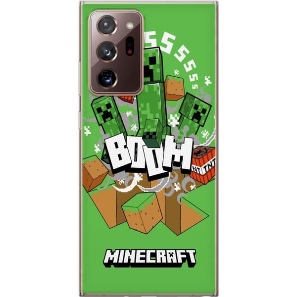 Samsung Galaxy Note20 Ultra Gennemsigtig cover Minecraft Boom