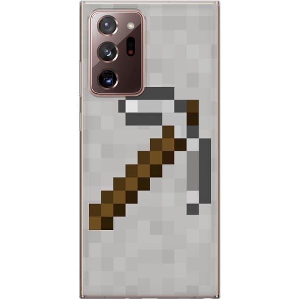 Samsung Galaxy Note20 Ultra Gennemsigtig cover Minecraft Værktøjer