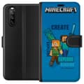 Miniatyrbillede 1 af 3: Sony Xperia 10 III Tegnebogsetui Minecraft Huler