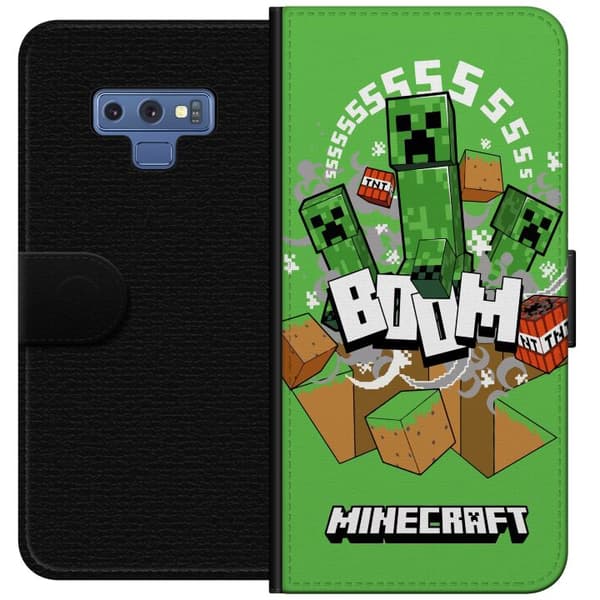 Samsung Galaxy Note9 Tegnebogsetui Minecraft Boom