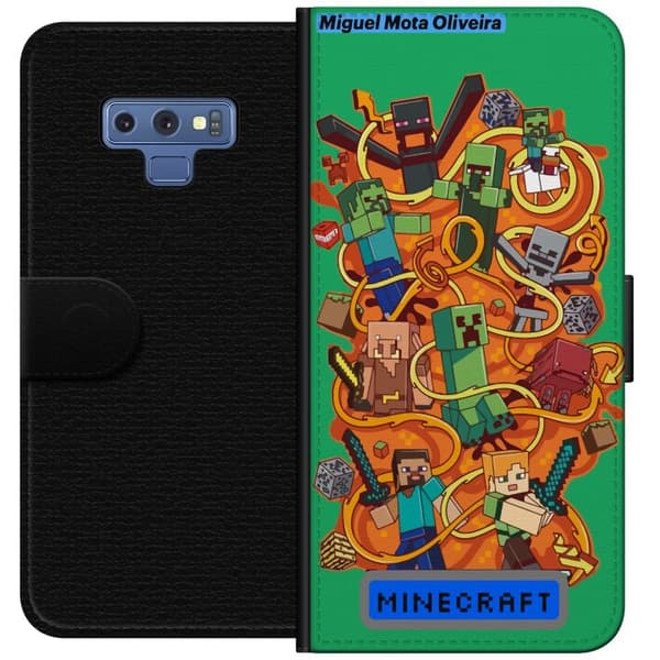 Samsung Galaxy Note9 Lommeboketui Minecraft