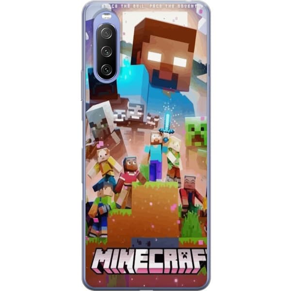 Sony Xperia 10 III Läpinäkyvä kuori Minecraft