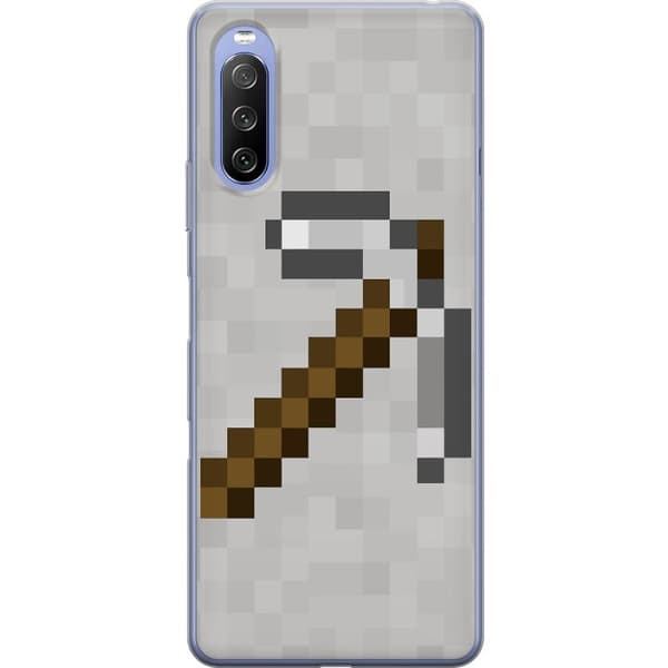 Sony Xperia 10 III Gennemsigtig cover Minecraft Værktøjer