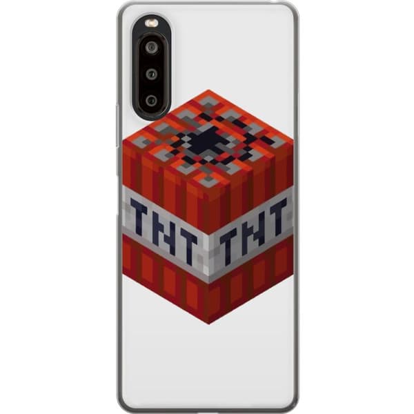 Sony Xperia 10 II Gjennomsiktig deksel Minecraft TNT