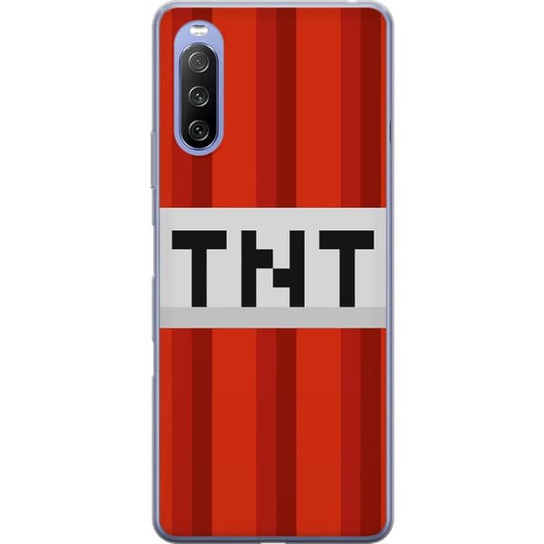 Sony Xperia 10 III Lite Gjennomsiktig deksel Minecraft TNT