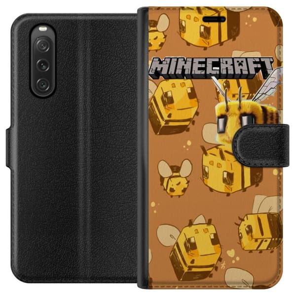 Sony Xperia 10 V Lommeboketui Minecraft Bi