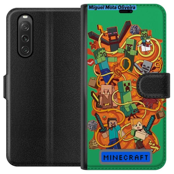 Sony Xperia 10 V Lommeboketui Minecraft