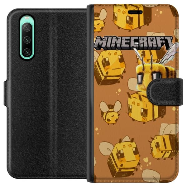 Sony Xperia 10 IV Lompakkokotelo Minecraft Bi