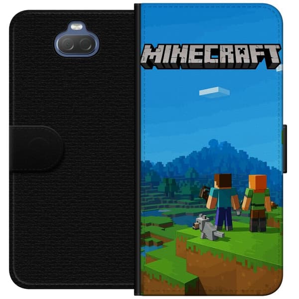 Sony Xperia 10 Plus Lompakkokotelo Minecraft Key Art