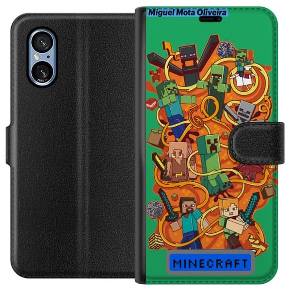 Sony Xperia 10 VI Lommeboketui Minecraft
