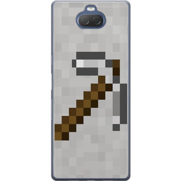 Sony Xperia 10 Plus Gjennomsiktig deksel Minecraft Verktøy