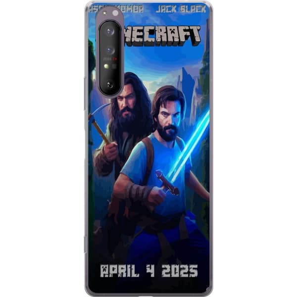Sony Xperia 1 II Läpinäkyvä kuori Minecraft-elokuva