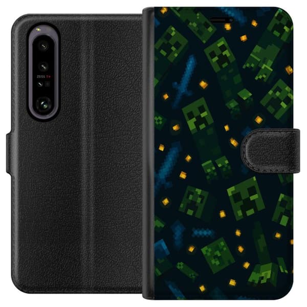 Sony Xperia 1 IV Tegnebogsetui Minecraft Dungeons Mob