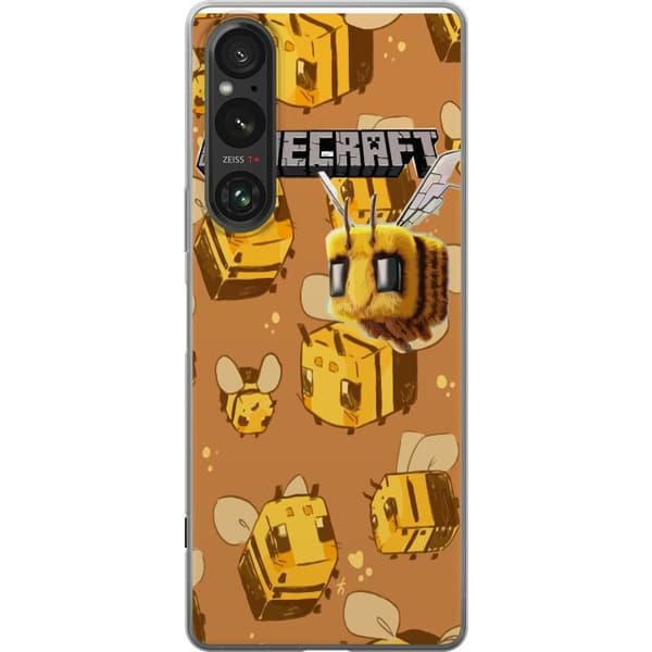 Sony Xperia 1 V Läpinäkyvä kuori Minecraft Bi