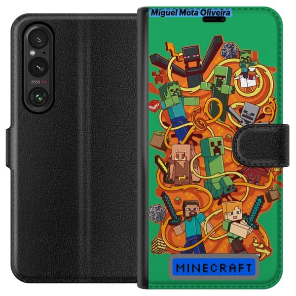 Sony Xperia 1 VI Lommeboketui Minecraft