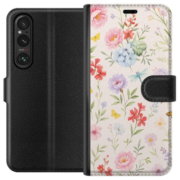 Sony Xperia 1 VI Tegnebogsetui Blomster