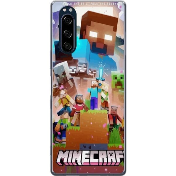 Sony Xperia 5 Genomskinligt Skal Minecraft