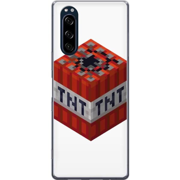 Sony Xperia 5 Läpinäkyvä kuori Minecraft TNT