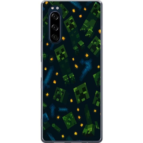 Sony Xperia 5 Gjennomsiktig deksel Minecraft Dungeons Mob