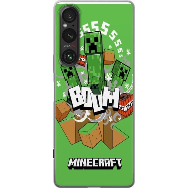 Sony Xperia 1 VI Gennemsigtig cover Minecraft Boom