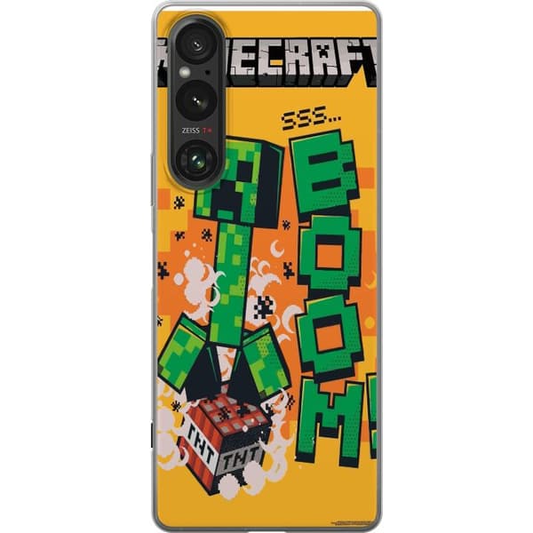 Sony Xperia 1 VI Gennemsigtig cover Minecraft Boom