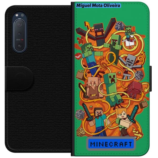 Sony Xperia 5 II Tegnebogsetui Minecraft