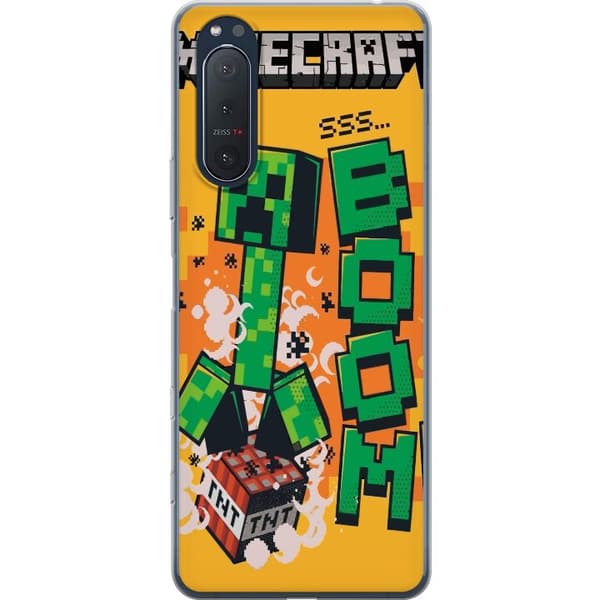 Sony Xperia 5 II Gennemsigtig cover Minecraft Boom