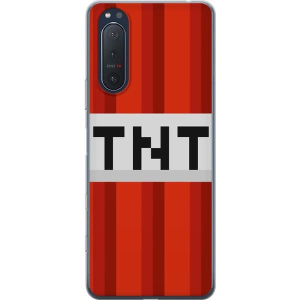 Sony Xperia 5 II Gennemsigtig cover Minecraft TNT