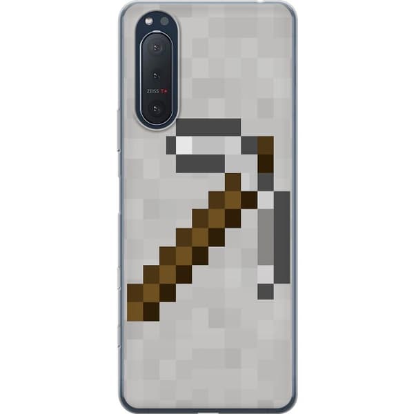Sony Xperia 5 II Gennemsigtig cover Minecraft Værktøjer